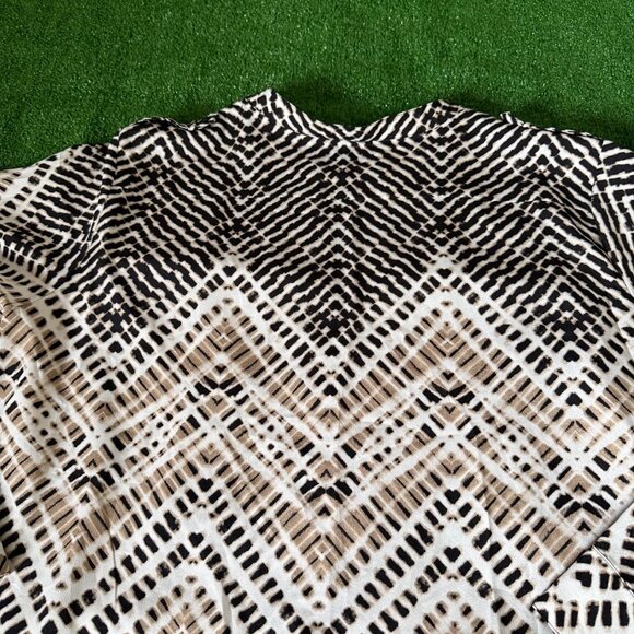 Calvin Klein Long Sleeve Button Front Mandarin Collar Tunic Shirt Plus Size 2X - Picture 12 of 12